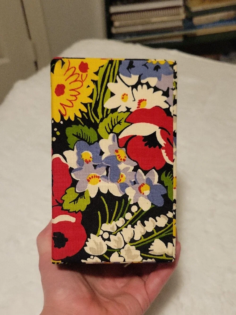 2010 Vera Bradley Poppy Fields  Floral Fabric Storage Box